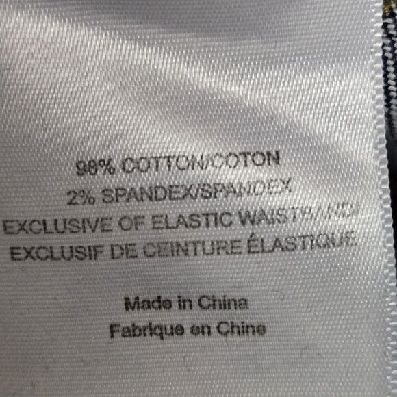 Tory Burch Bootcut Jeans Womens 25 Classic Tory Logo Low Rise Y2K Style Designer - Picture 13 of 13